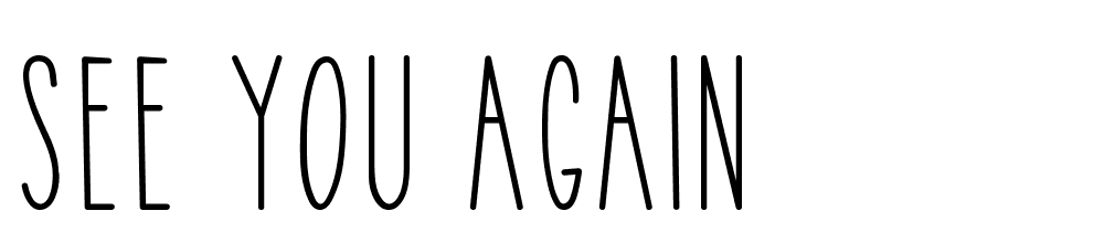 See-You-Again font family download free