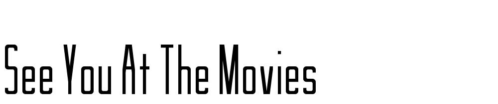 see-you-at-the-movies font family download free