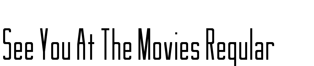 See-You-At-The-Movies-Regular font family download free