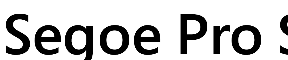 Segoe-Pro-Semibold font family download free