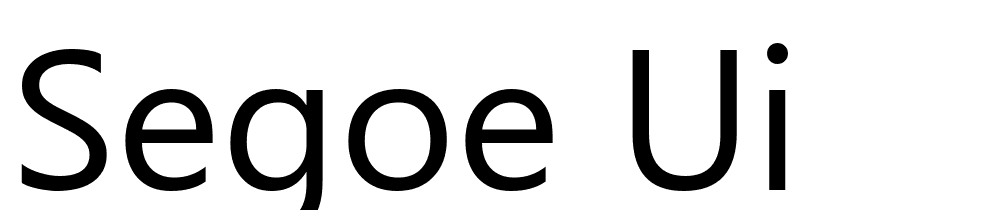 Segoe-UI font family download free