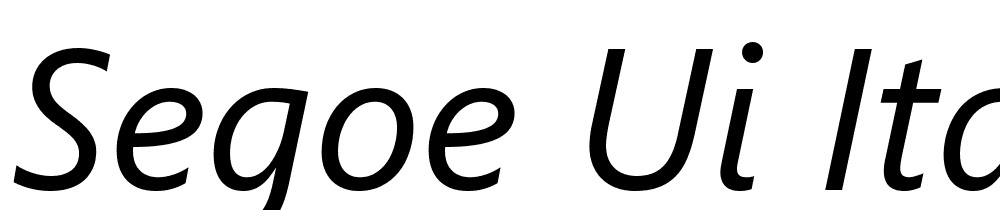 Segoe-UI-Italic font family download free