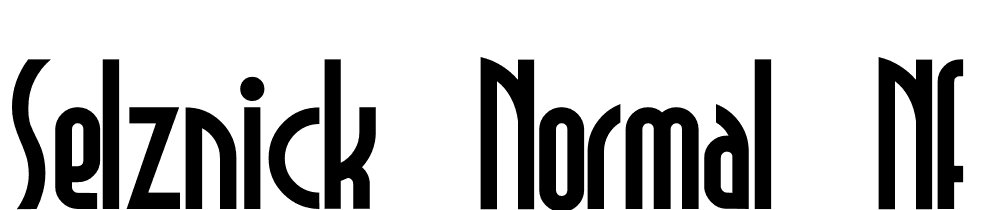 Selznick-Normal-NF font family download free