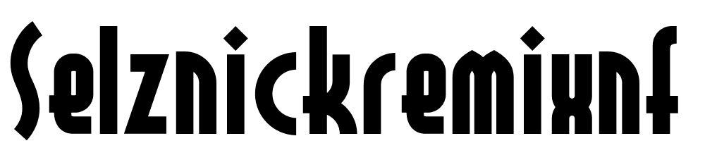 SelznickRemixNF font family download free