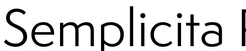 Semplicita-Pro font family download free