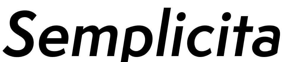 Semplicita-Pro-Semibold-Italic font family download free