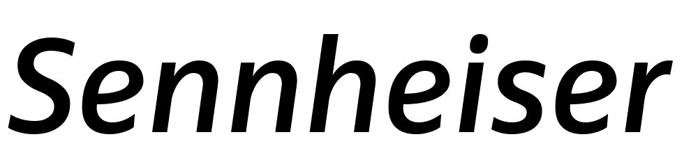 Sennheiser-DemiItalic font family download free