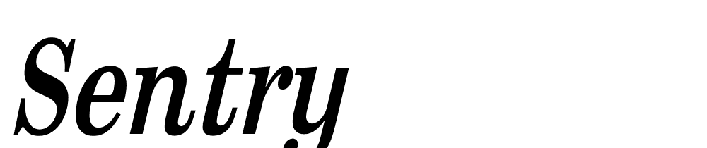 Sentry font family download free