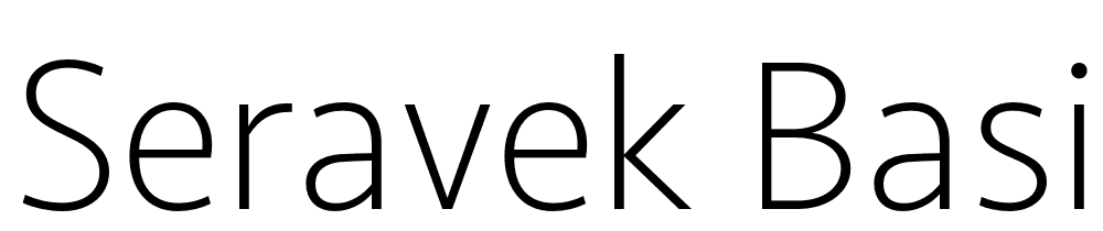 Seravek-Basic-ExtraLight font family download free