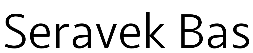 Seravek-Basic-Light font family download free