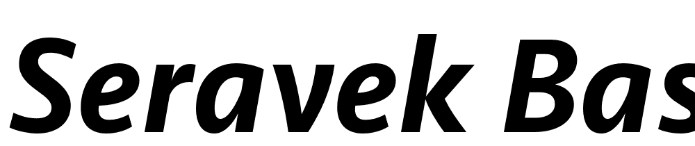 Seravek-Basic-Medium-Italic font family download free