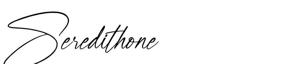 Seredithone font family download free