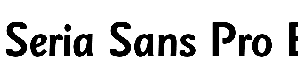 Seria-Sans-Pro-Bold-Italic font family download free