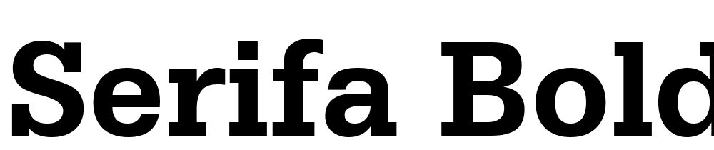 Serifa-Bold-BT font family download free