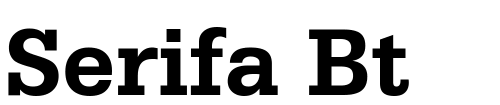 serifa-bt font family download free