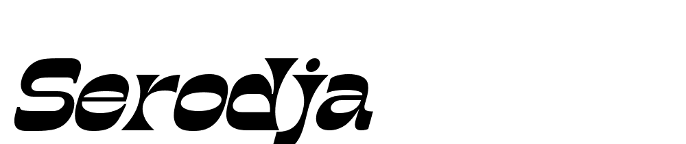 serodja font family download free