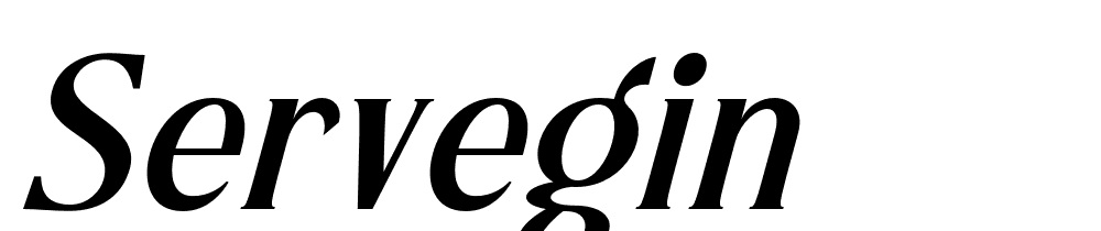 Servegin font family download free