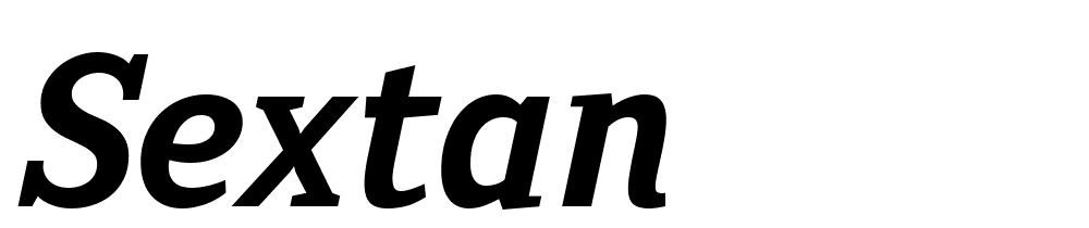 sextan font family download free