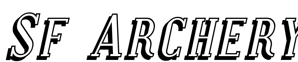 sf-archery-black font family download free