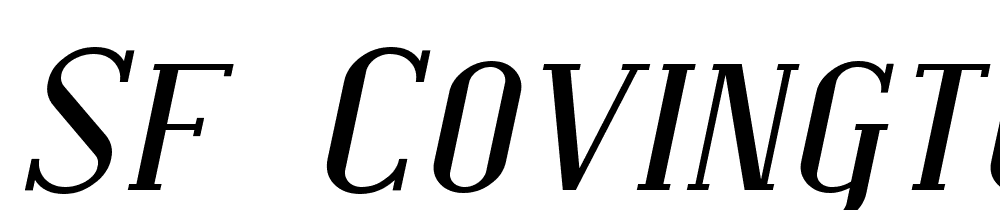 SF-Covington-SC-Exp-Italic font family download free