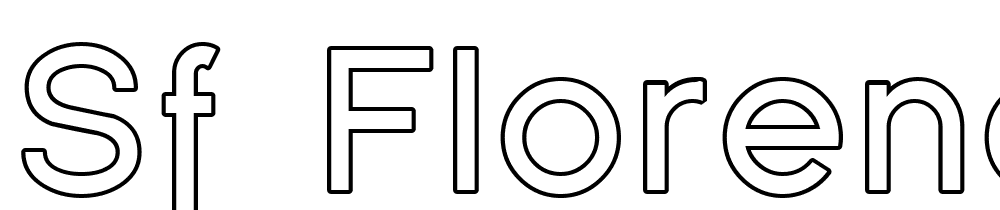 SF-Florencesans-Outline font family download free