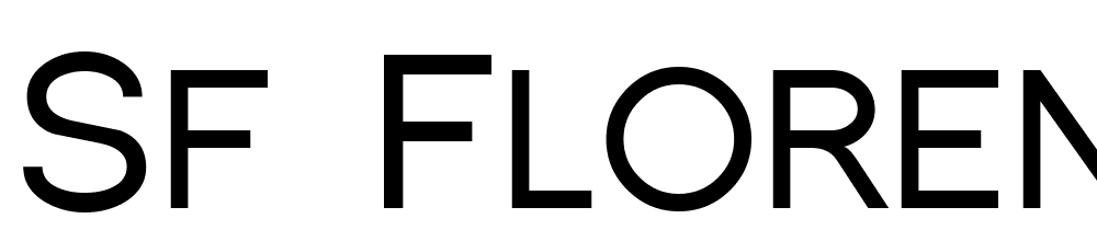 SF-Florencesans-SC font family download free