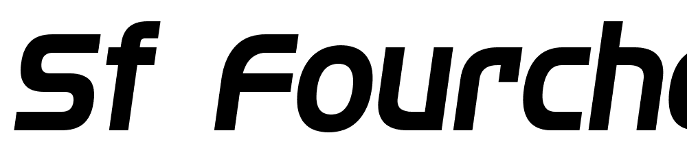 SF-Fourche-Bold-Italic font family download free