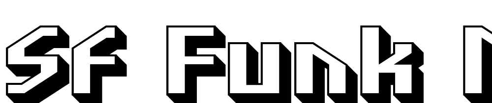 SF-Funk-Master font family download free