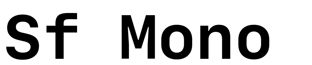SF-Mono-Bold font family download free