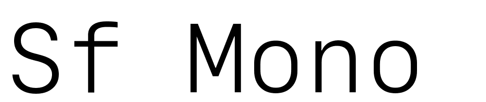 SF-Mono-Light font family download free