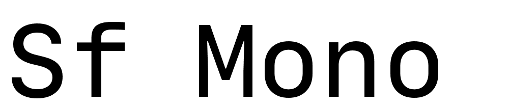SF-Mono-Medium font family download free