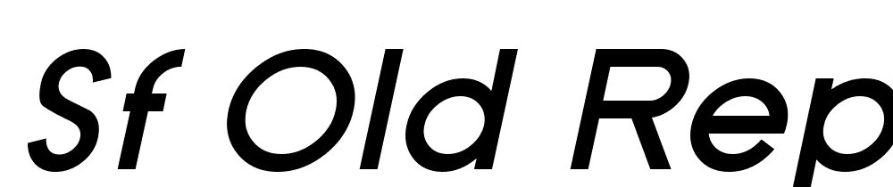 SF-Old-Republic-Bold-Italic font family download free