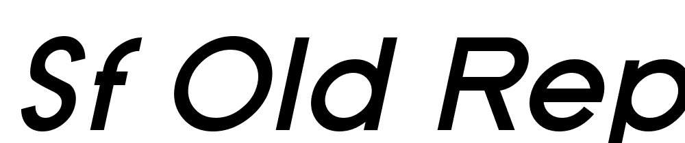 SF-Old-Republic-Bold-Italic font family download free