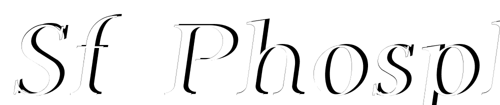 SF-Phosphorus-Dihydride font family download free