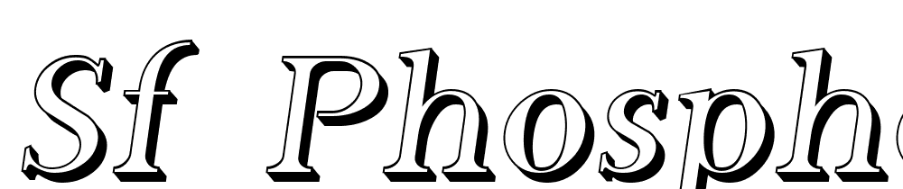 SF-Phosphorus-Hydride font family download free