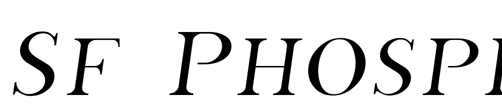 SF-Phosphorus-Sulphide font family download free