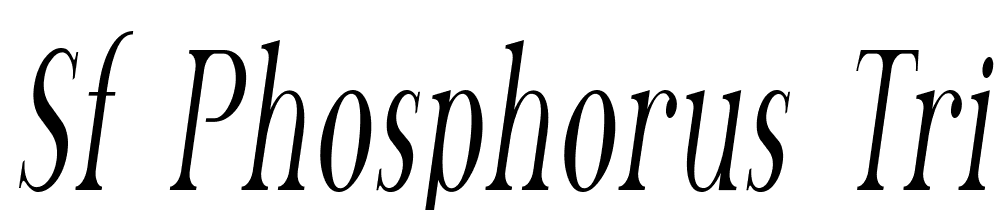 SF-Phosphorus-Trichloride font family download free