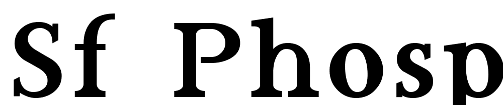 SF-Phosphorus-Triselenide font family download free