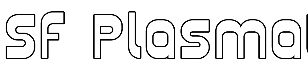 SF-Plasmatica-Outline font family download free