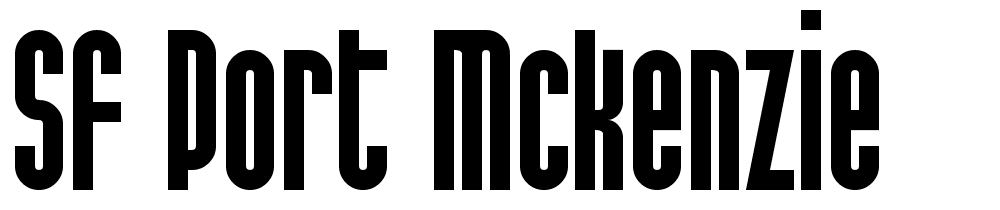 SF-Port-McKenzie font family download free