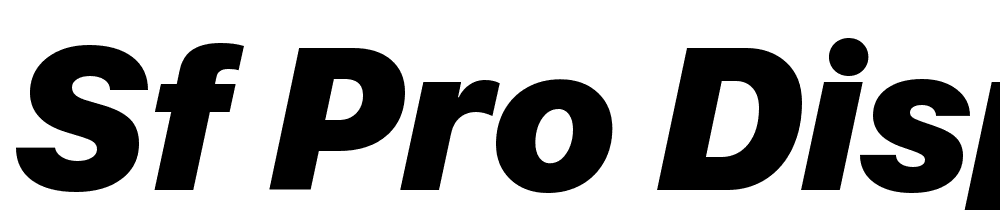 SF-Pro-Display-Black-Italic font family download free
