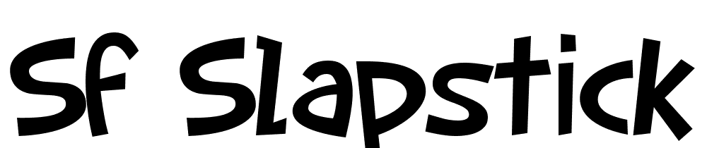 SF-Slapstick-Comic font family download free