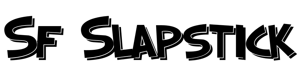 SF-Slapstick-Comic-SC-Shaded font family download free