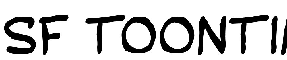 SF-Toontime-Blotch font family download free