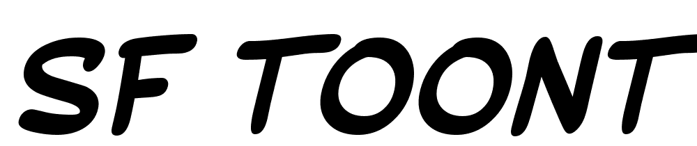 SF-Toontime-Bold-Italic font family download free