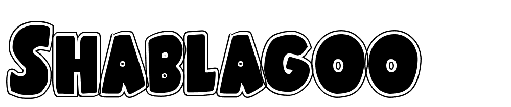 shablagoo font family download free