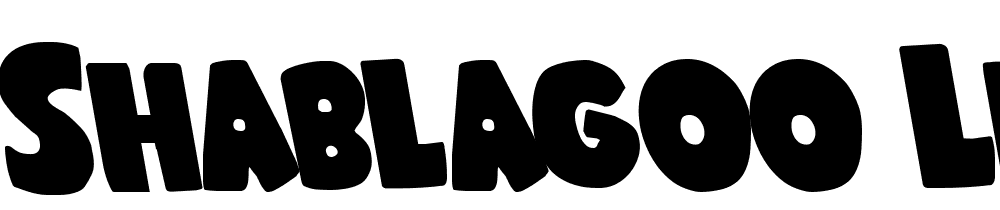 Shablagoo-Leftalic font family download free