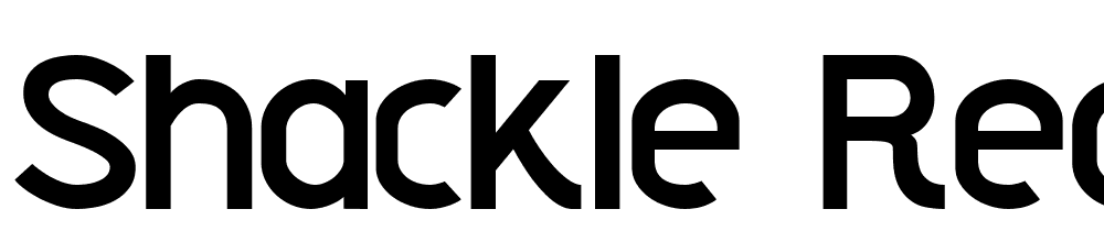 Shackle-Regular font family download free