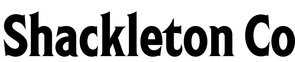 Shackleton-Condensed font family download free