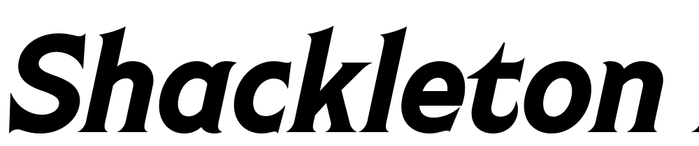 Shackleton-Narrow-Italic font family download free